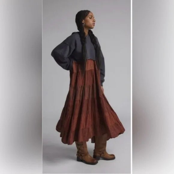 Remade Gaize Hoodie Maci Dress by Urban Outfitters Urban Renewal